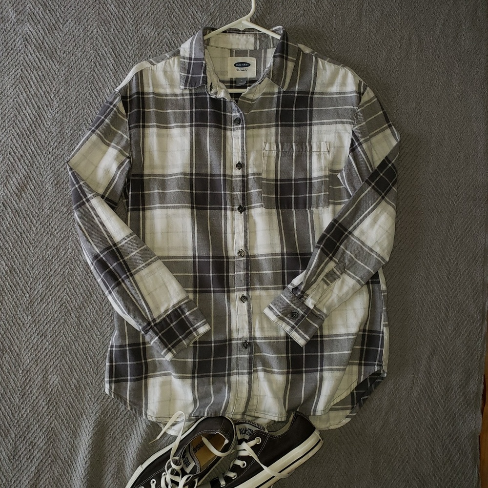 Old Navy boyfriend button up